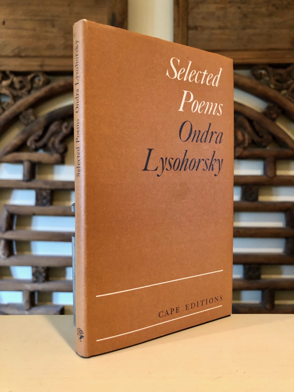 Selected Poems; Cape Editions 47 - LYSOHORSKY, Ondra