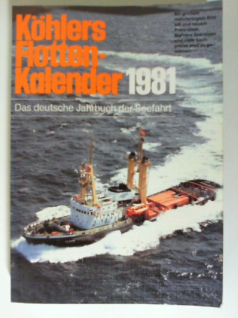Köhlers Flottenkalender 1981. - Prager, Hans Georg