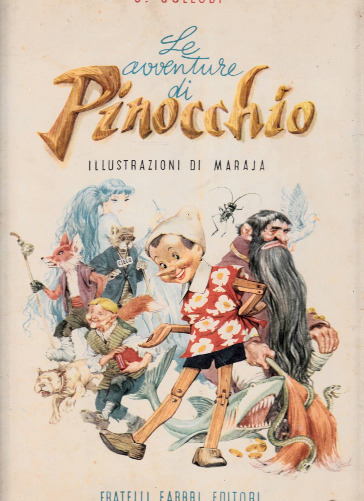 Le Avventure Di Pinocchio By Carlo Collodi 1955 Laboratorio Del Libro