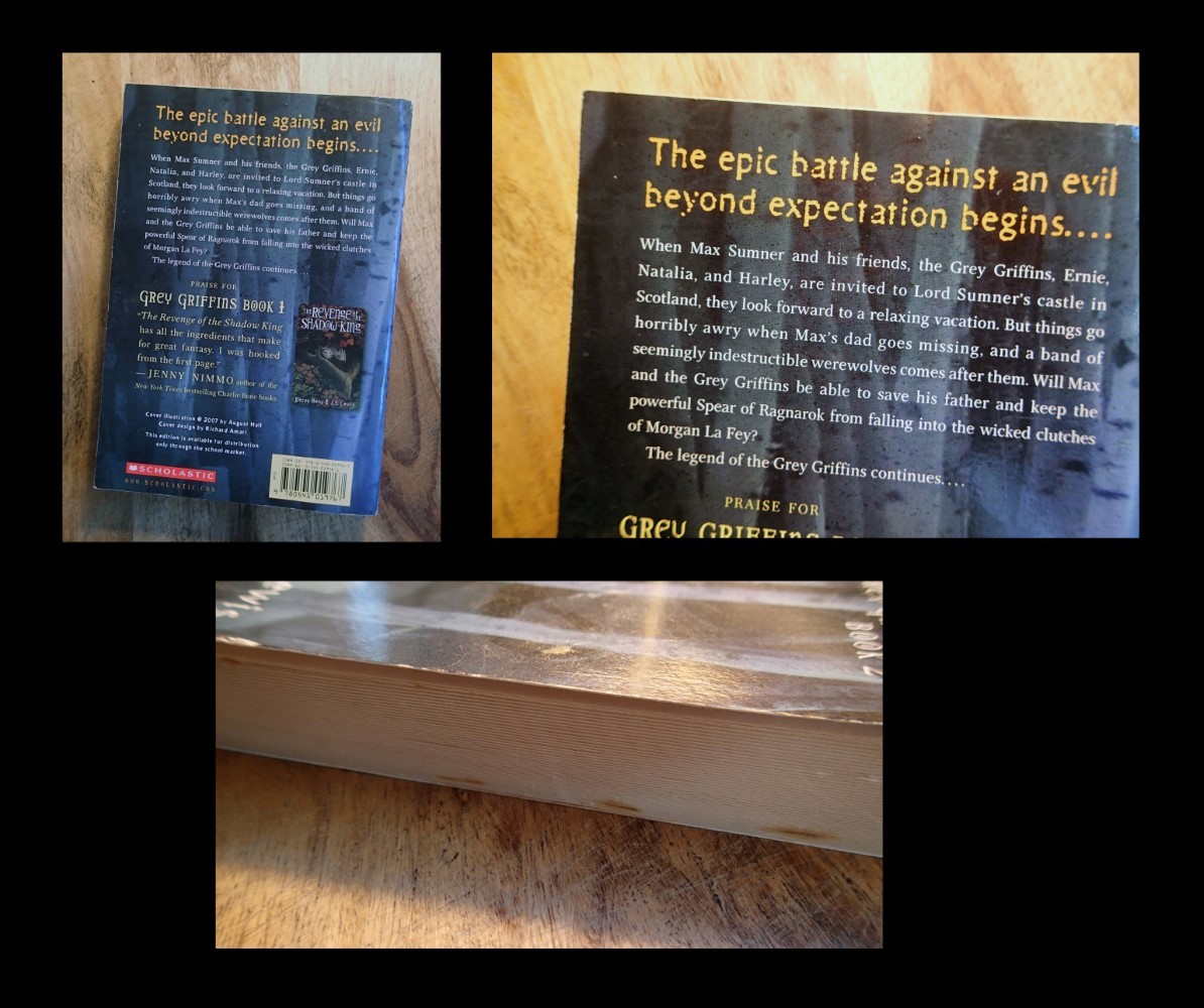 THE RISE OF THE BLACK WOLF Grey Griffins Book 2 by Derek Benz; J.s