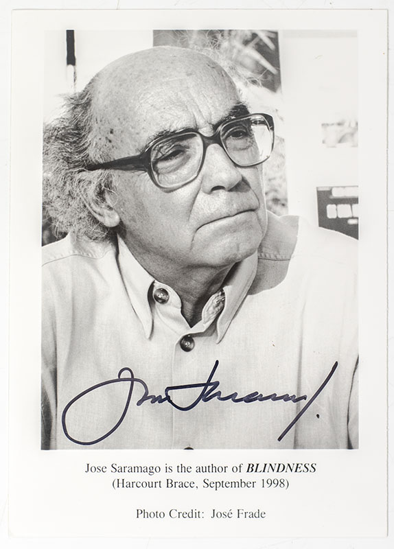 Jose Saramago Signed Photograph. da Saramago, Jose: Signed by Author(s)