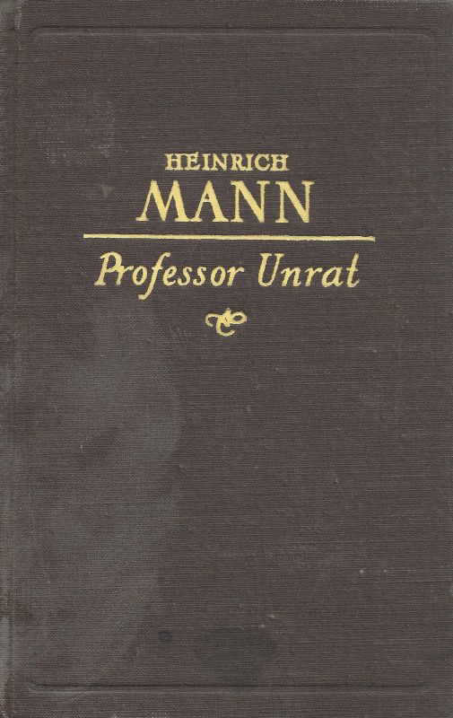 Professor Unrat Von Heinrich Mann professor unrat roman von heinrich - ZVAB