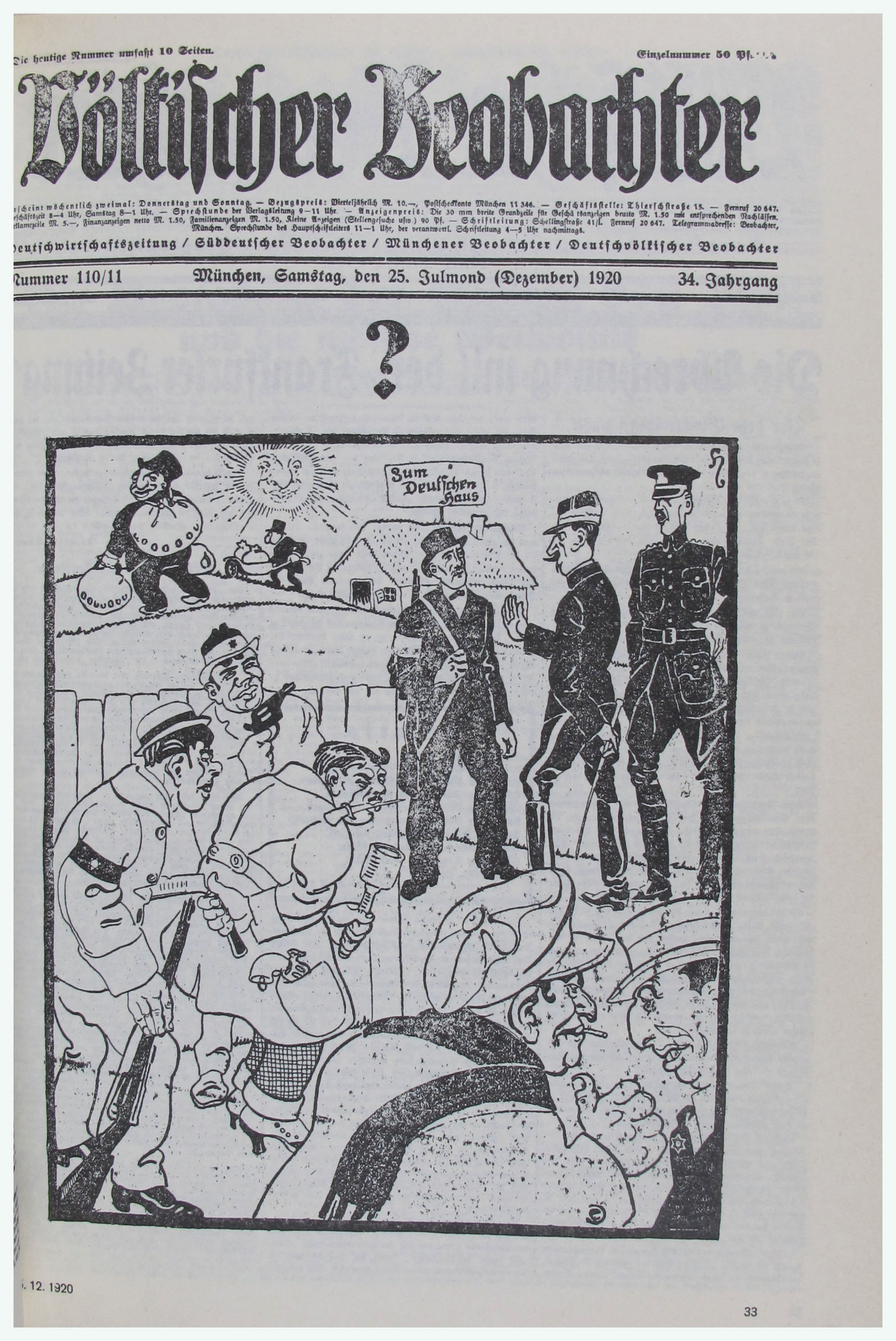Facsimile Querschnitt Durch Den Volkischer Beobachter By Edited By