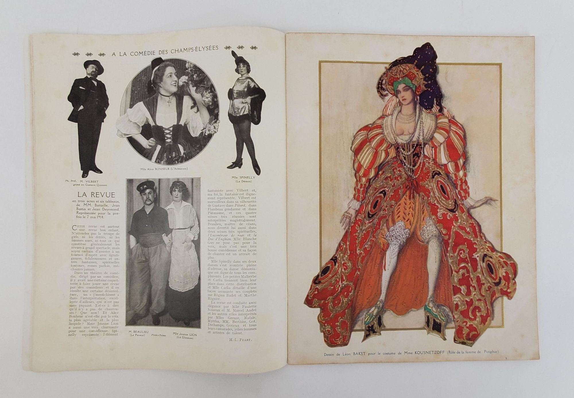 COMOEDIA ILLUSTRE 20 May 1914 No. 16 by Delluc Louis La