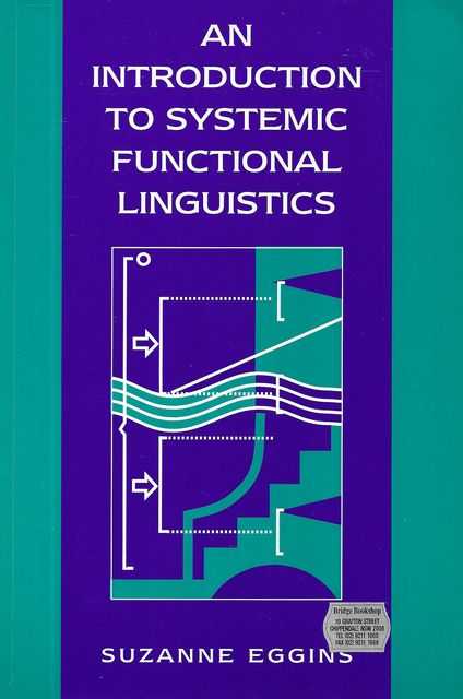An Introduction to Systemic Functional Linguistics - Suzanne Eggins