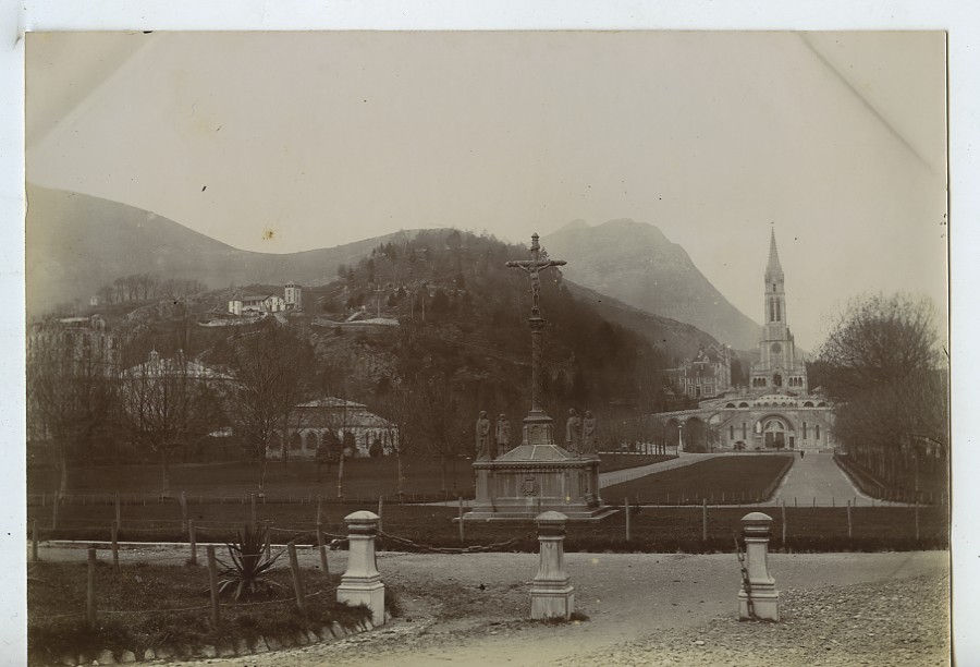 France Pyrenees Lourdes Mount of Calvary Old Photo 1900 by ANONYMOUS ...