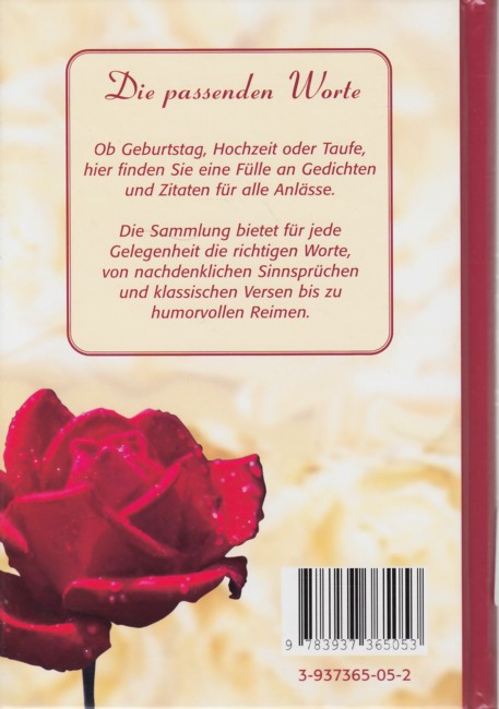 Glückwünsche, Reime &amp; Gedichte für jeden Anlass. de Friedrich, Marie ...