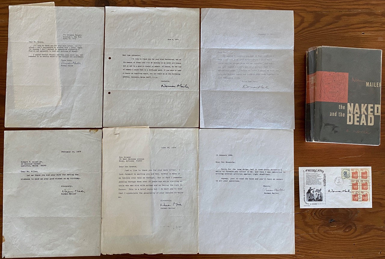 Norman Mailer Letters and Book collection by MAILER, Norman Kingsley