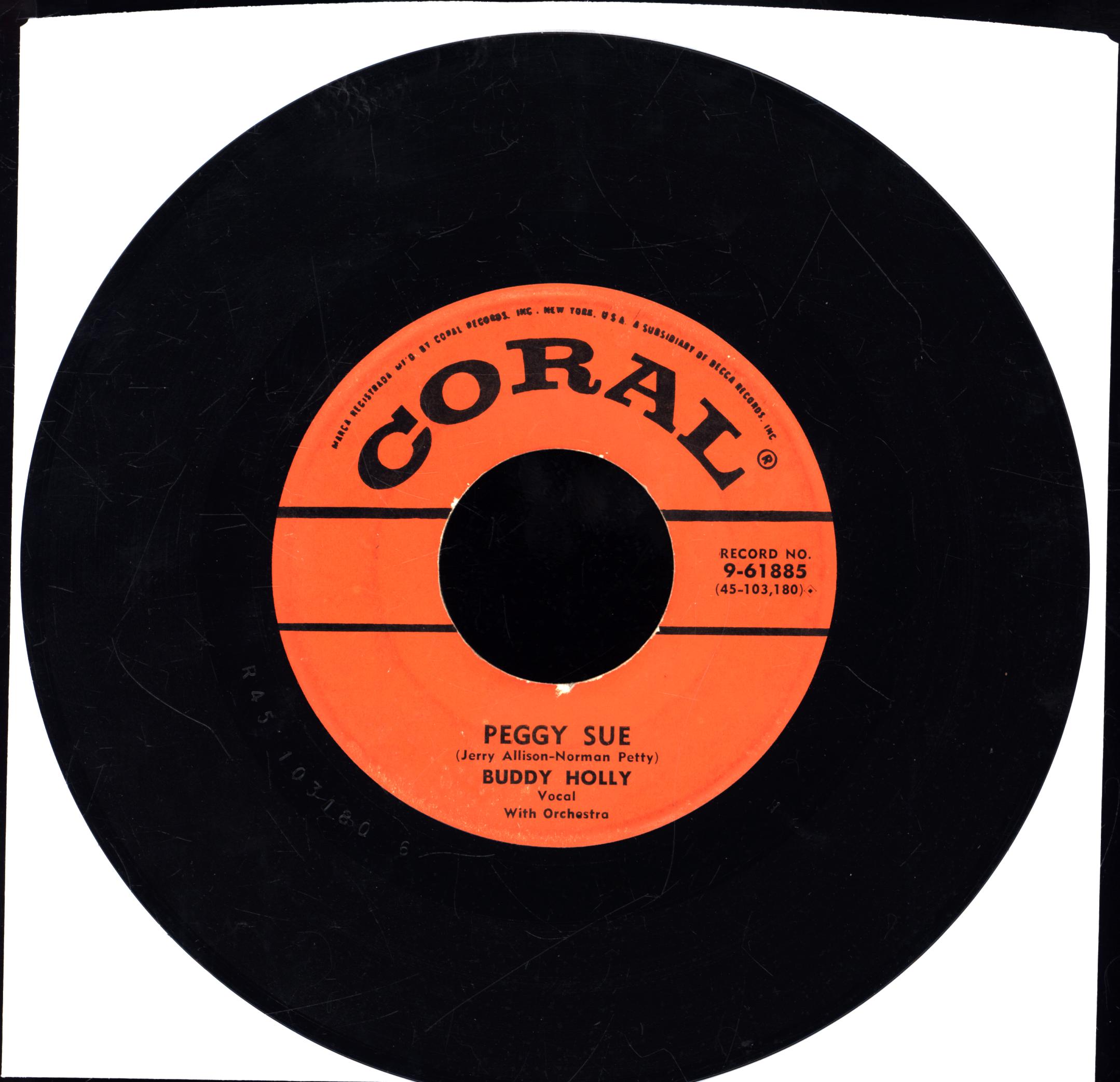 Peggy Sue / Everyday (VINYL 45 RPM BUDDY HOLLY SINGLE) by Buddy Holly