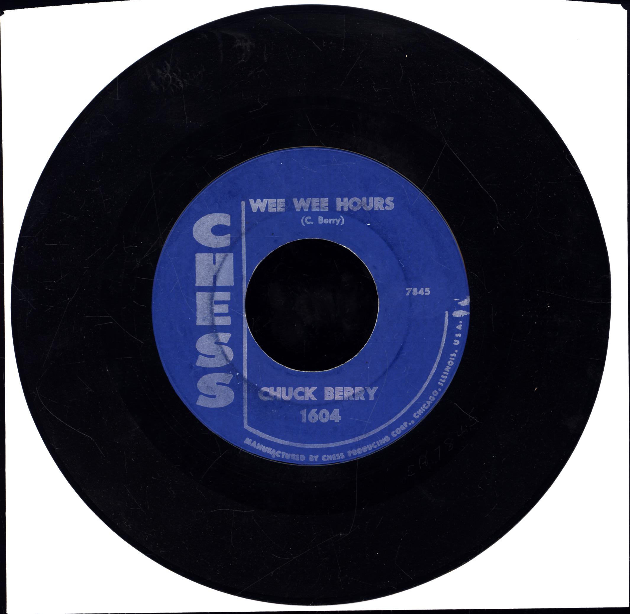 Maybellene Wee Wee Hours VINYL 45 CHUCK BERRY ROCK N ROLL SINGLE maybellene-wee-wee-hours-vinyl-45-chuck-berry-rock-n-roll-single