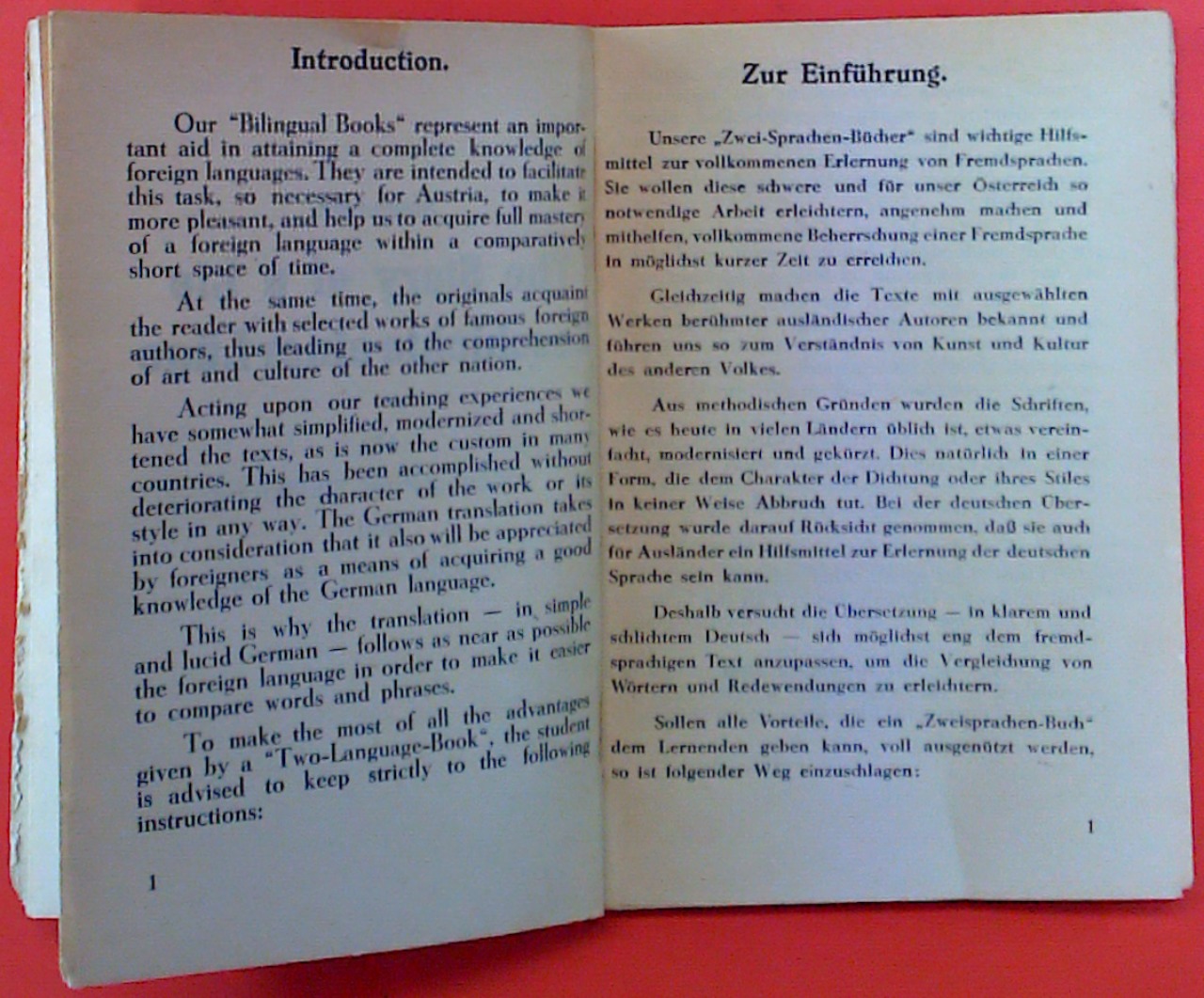 The Story of a Lie. Geschichte einer Lüge. Two languages GermanEnglish
