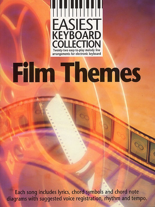 Easiest Keyboard Collection Film Themes Lyrics Chords Books - JONES DEREK (ARRANG