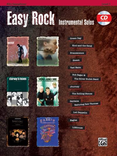 Easy Rock Instrumental Solos, Alt Sax, w. Audio-CD - UNKNOWN