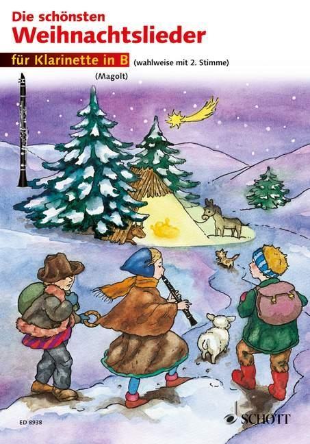 Die schönsten Weihnachtslieder. 1-2 Klarinetten