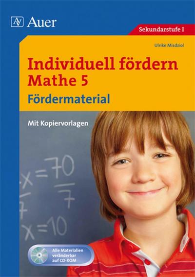 Individuell fördern Mathe 5, Fördermaterial, m. 1 CD-ROM : (5. Klasse) - Ulrike Misdziol