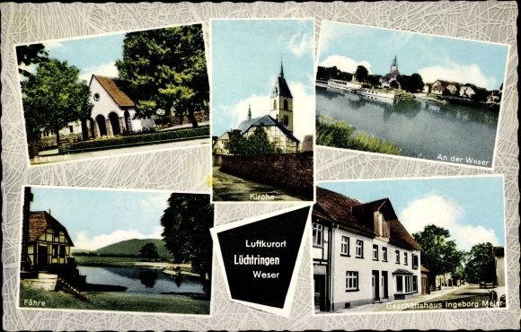 Ansichtskarte / Postkarte Lüchtringen Höxter an der Weser, Ehrenmal, An