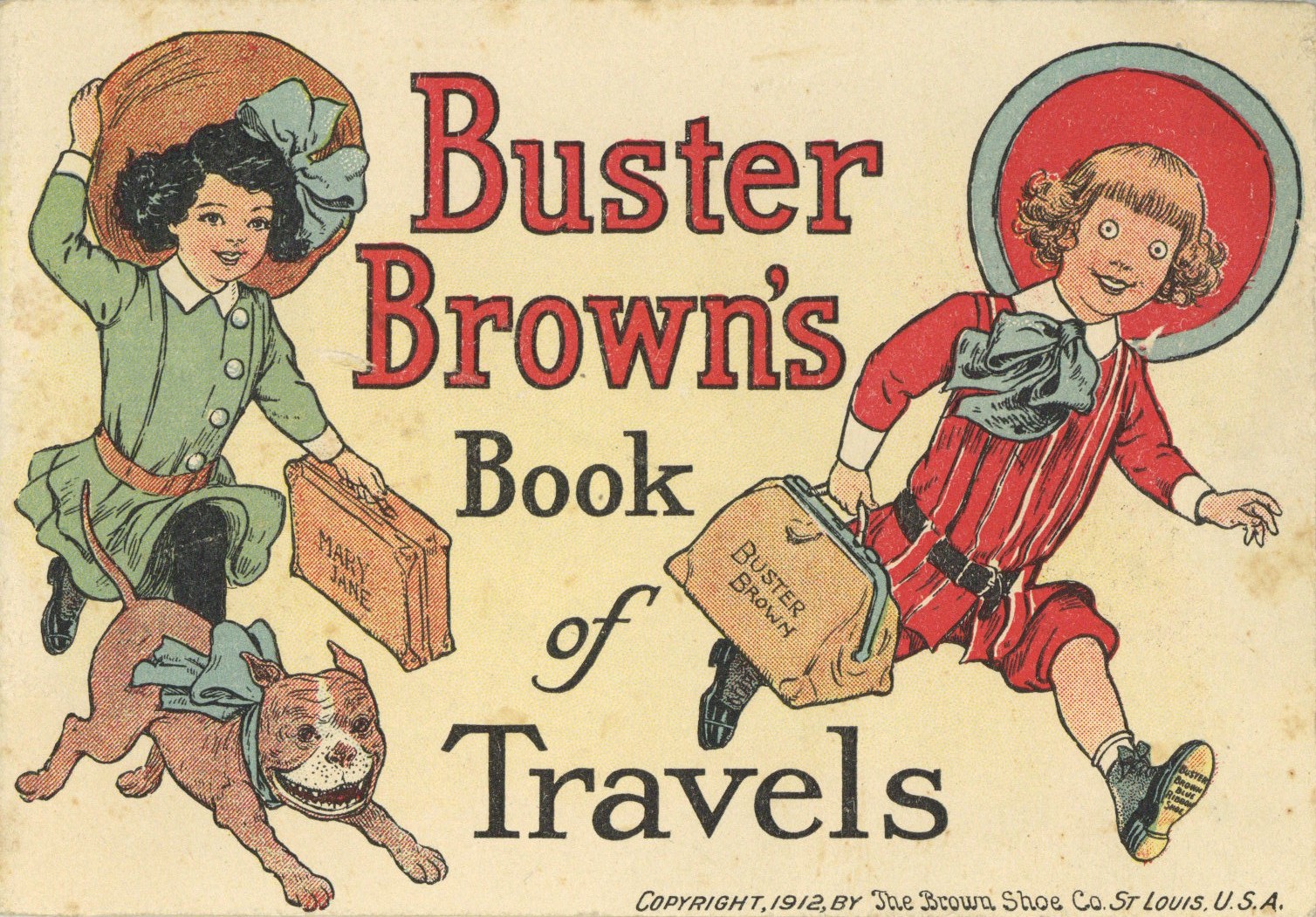 BUSTER BROWN'S BOOK OF TRAVELS by The Brown Shoe Company: Near Fine Soft  cover (1912) 1st Edition Wallace  Clark, Booksellers