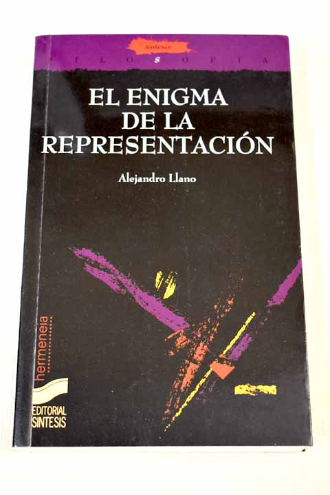 El enigma de la representación - Llano, Alejandro