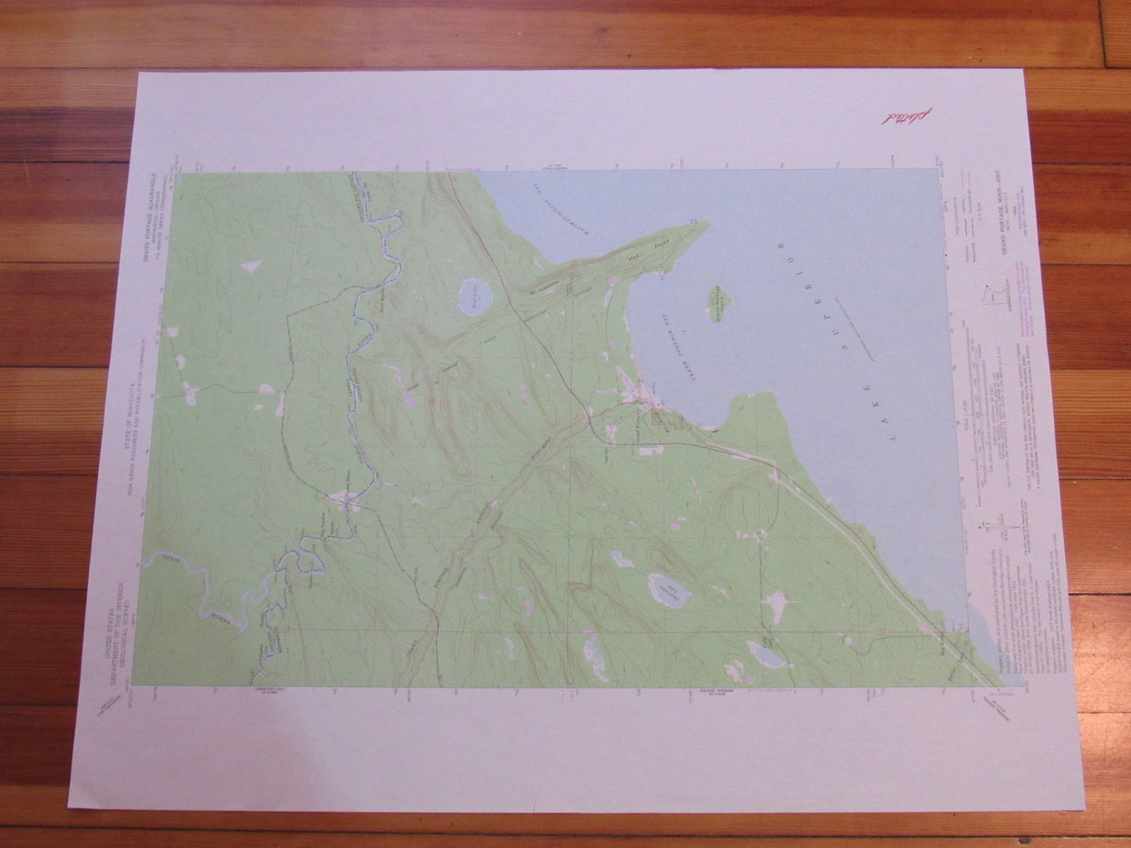 Grand Portage Minnesota 1959 Original Vintage USGS Topo Map (1959) Map RareMapsandBooks
