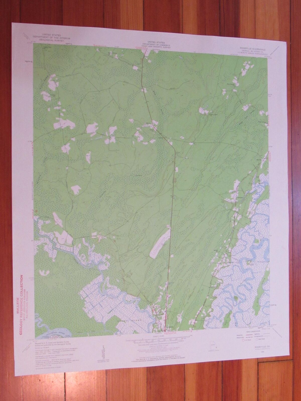 Ridgeville 1959 Original Vintage USGS Topo Map (1959) Map RareMapsandBooks