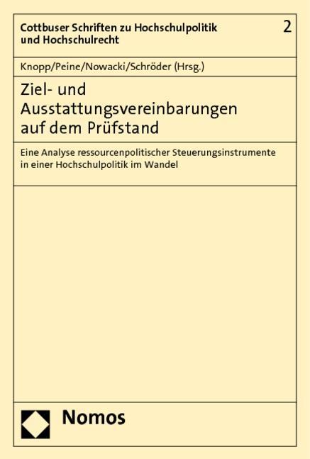 Ziel- und Ausstattungsvereinbarungen auf dem Prüfstand - Knopp, Lothar