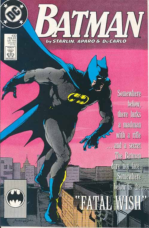 Batman #430 ( 1940 Series ): (1989) Direct Edition; First Printing