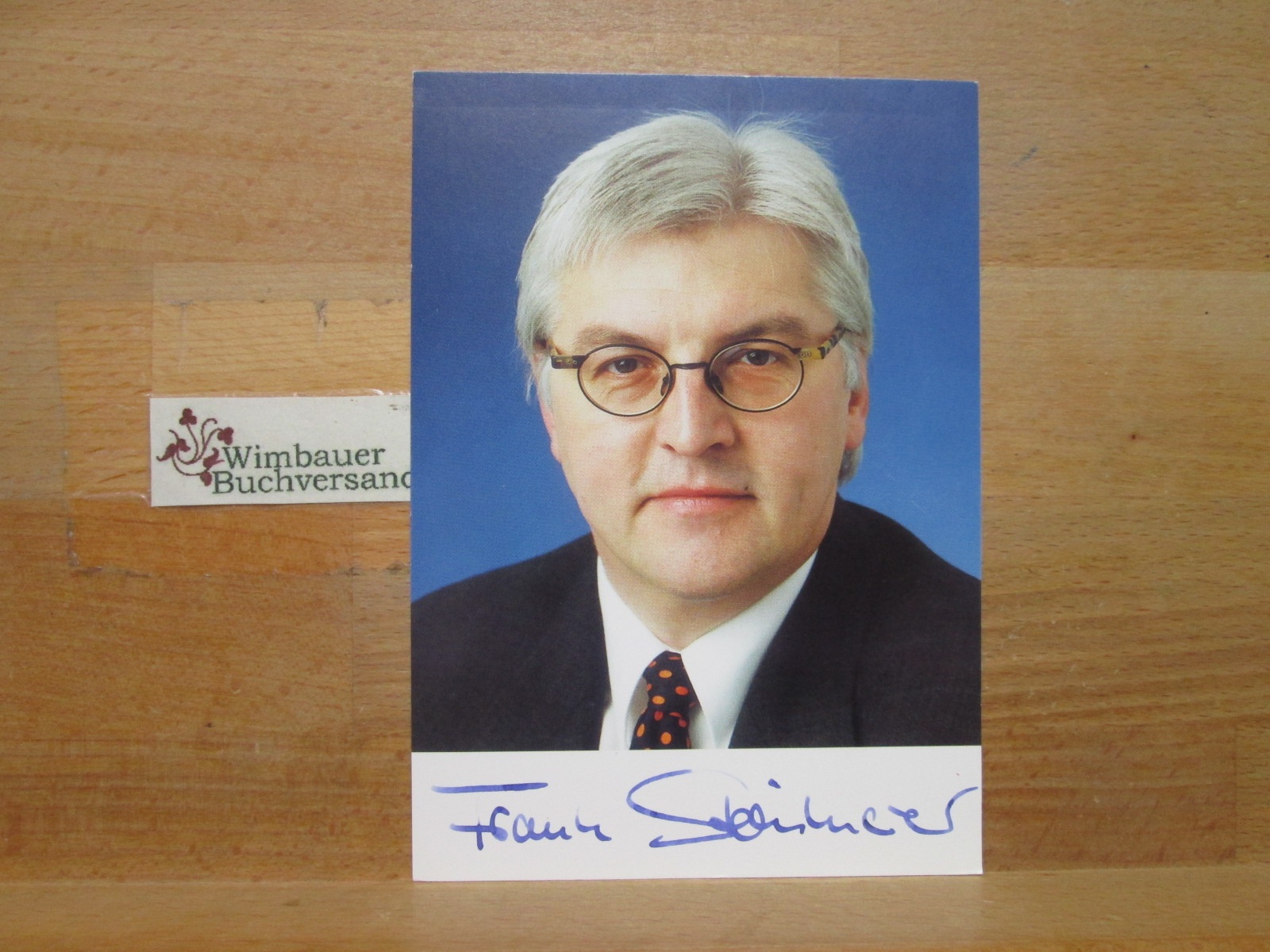 Frank-Walter Steinmeier AK Bundespräsident Autogrammkarte original handsigniert 