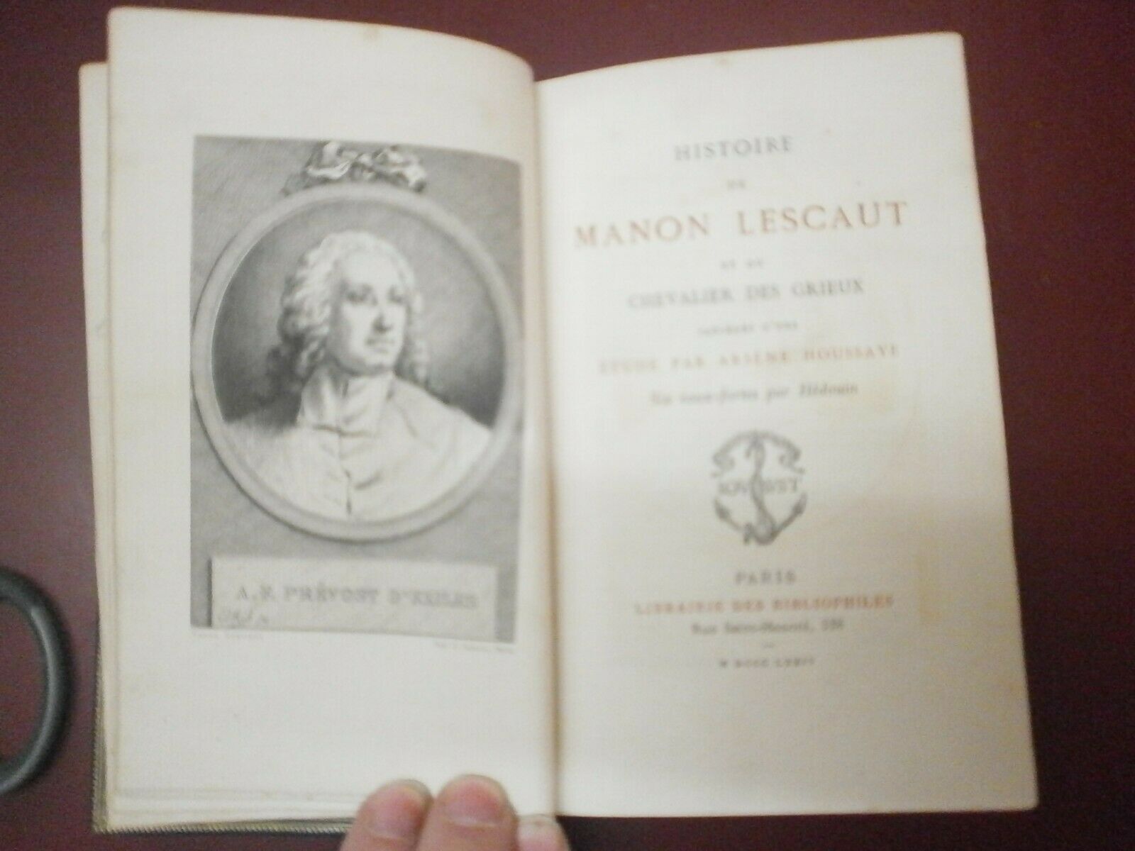 Histoire De Manon Lescaut Et Du Chevalier Des Grieux www.abebooks.fr