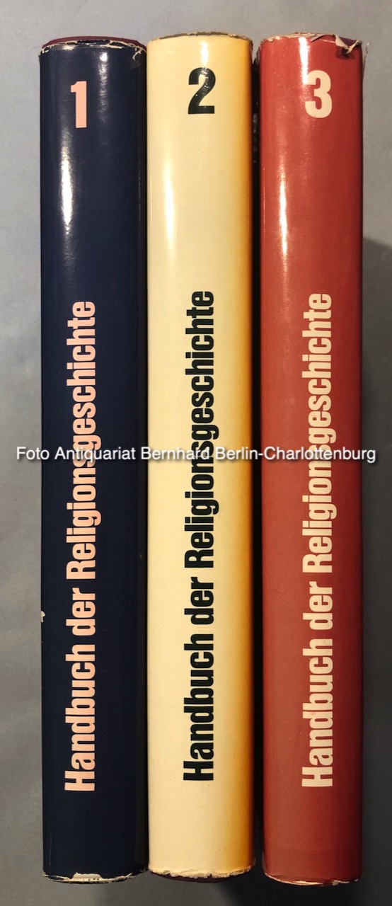 Handbuch der Religionsgeschichte (Band 1, Band 2, Band 3 cplt.) - Asmussen, Jes Peter (Hrsg.); Richard Gereke und andere (Übersetzung)
