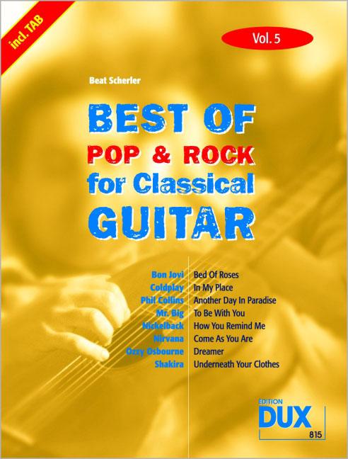 Best Of Pop & Rock for Classical Guitar 5 - Scherler, Beat