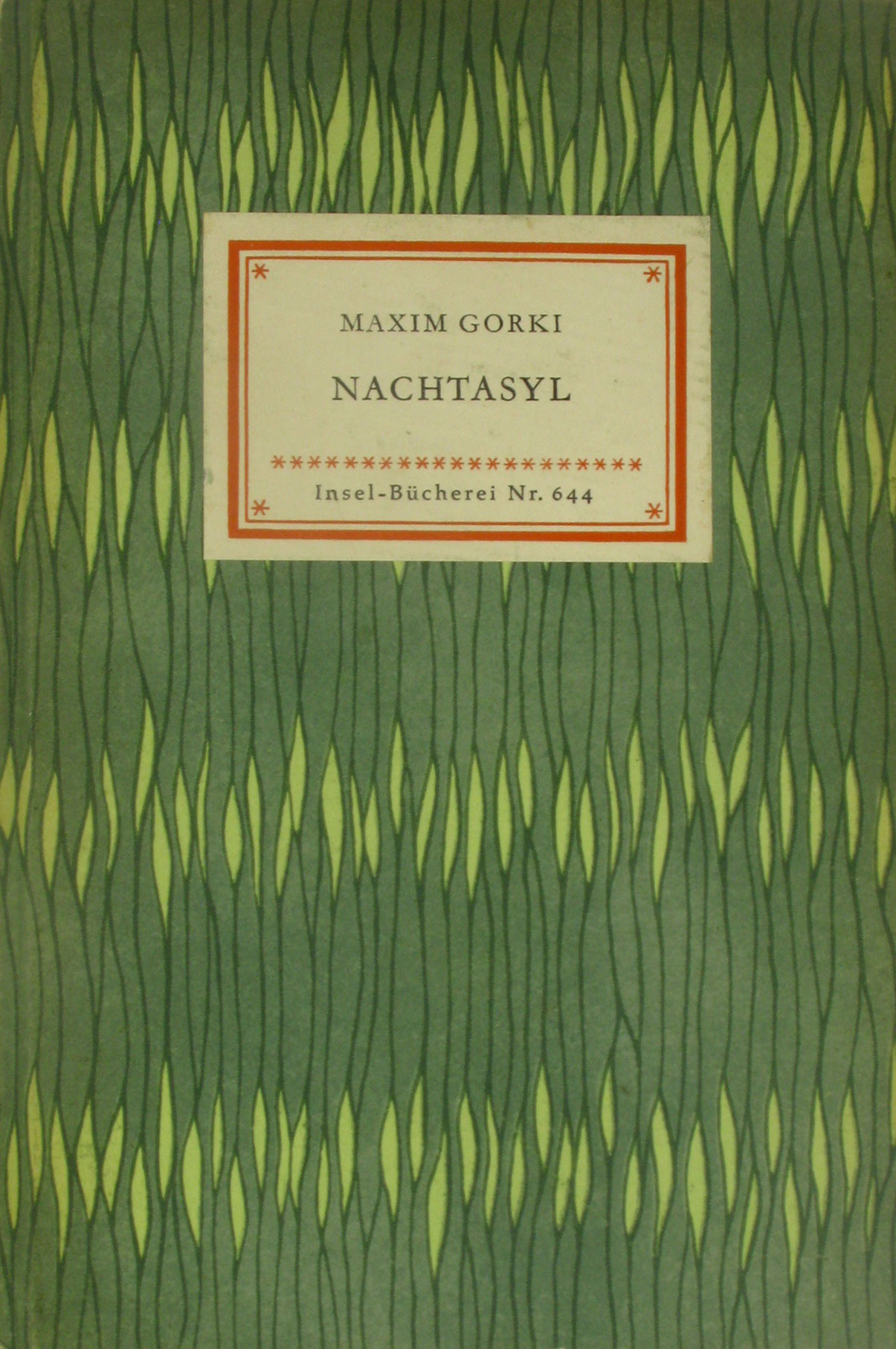Maxim Gorki Nachtasyl Abebooks