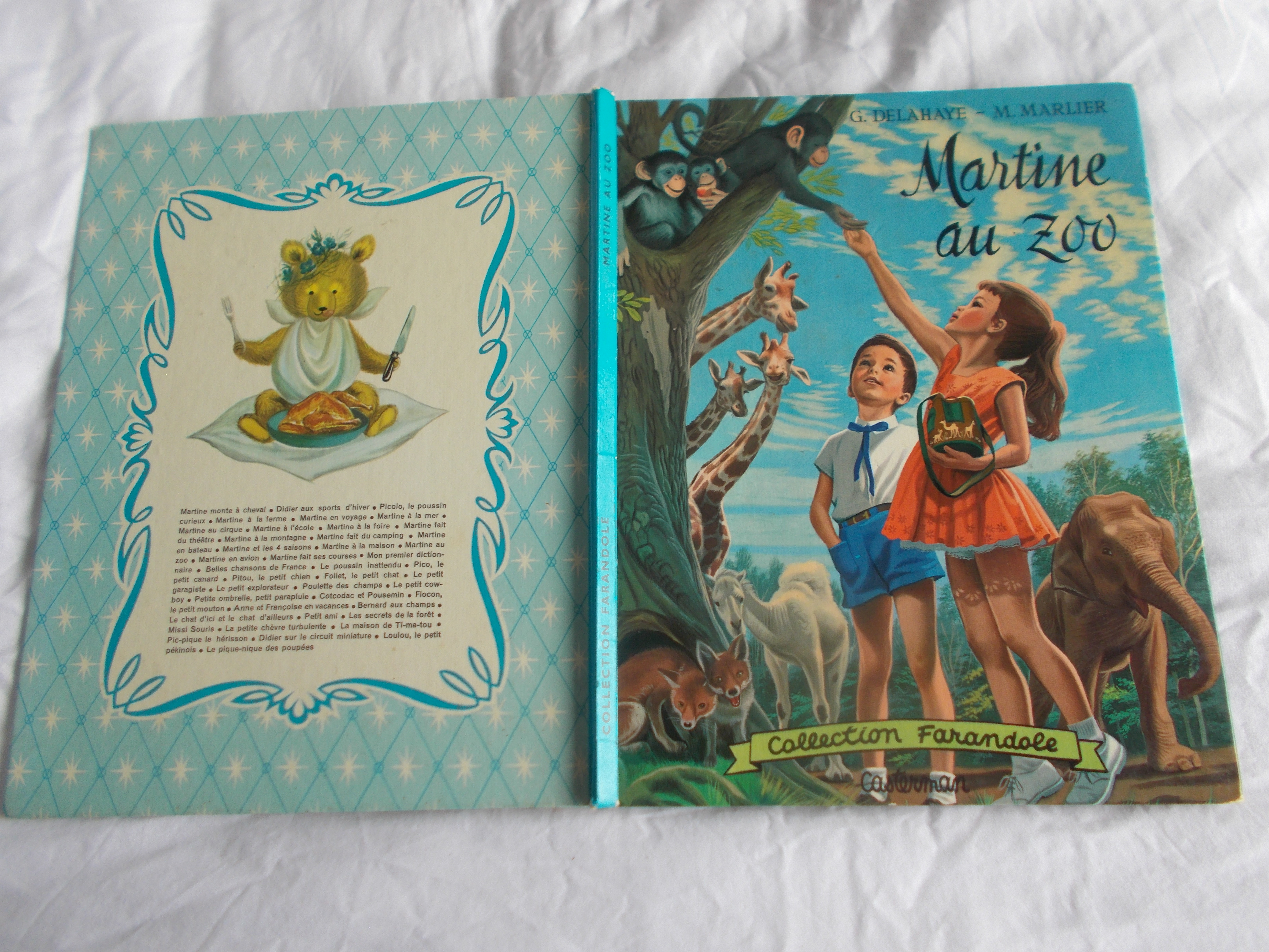 MARTINE AU ZOO GILBERT DELAHAYE [Used - Near fine] [Hardcover]