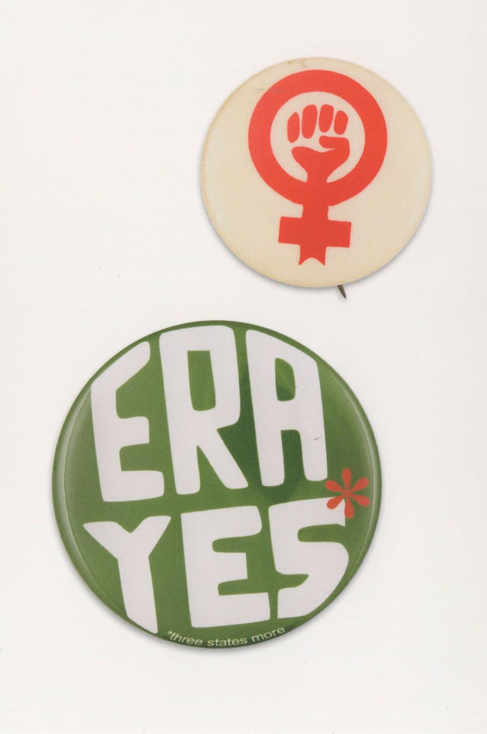 Female Power Protest Badge Button Womens