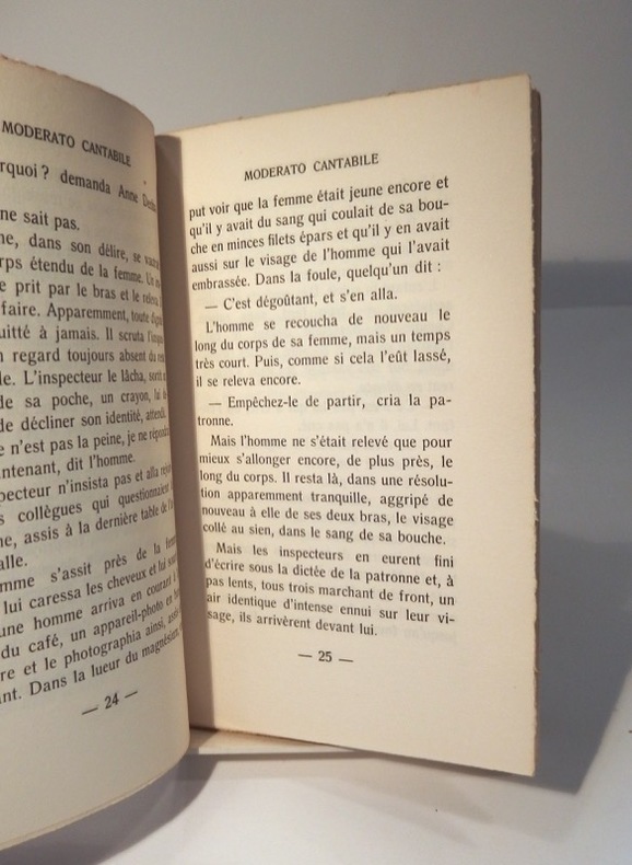Moderato cantabile by DURAS (Marguerite): Signed by Author(s) | L ...