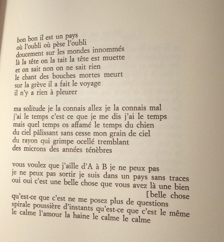 Poèmes by BECKETT (Samuel) | L'Ancienne Librairie