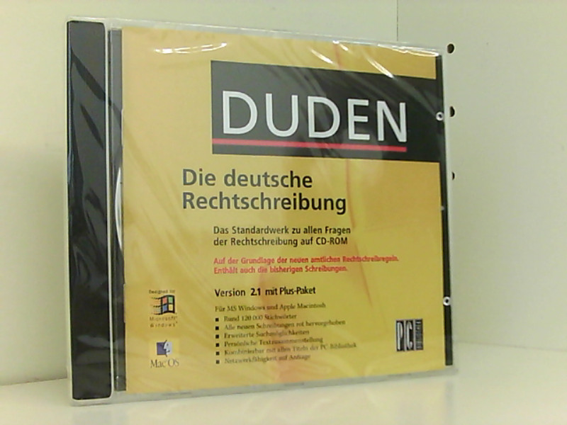 la Deutsche ortografia 2.0 Duden CD-ROM per...Softwarestato bene 