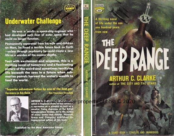 The Deep Range de Clarke, Arthur C: Very Good: Light signs of wear ...