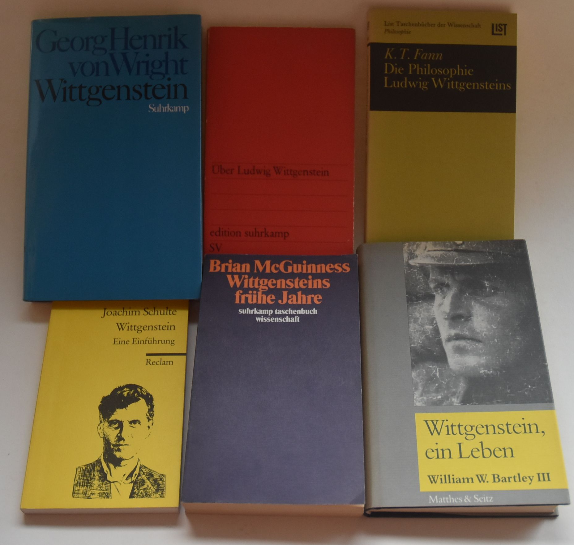 Konvolut Ludwig Wittgenstein: 8 Bücher - Diverse Autoren
