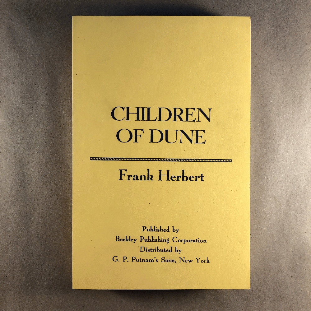 UNREAD Original 1988 Notebooks of Frank Herbert/'s DUNE Softcover Book 64 Pgs