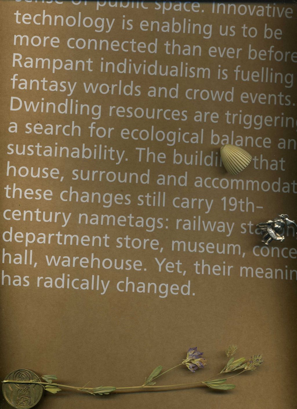 Five archetypes for a changing world' exhibited again Gallery talk ...