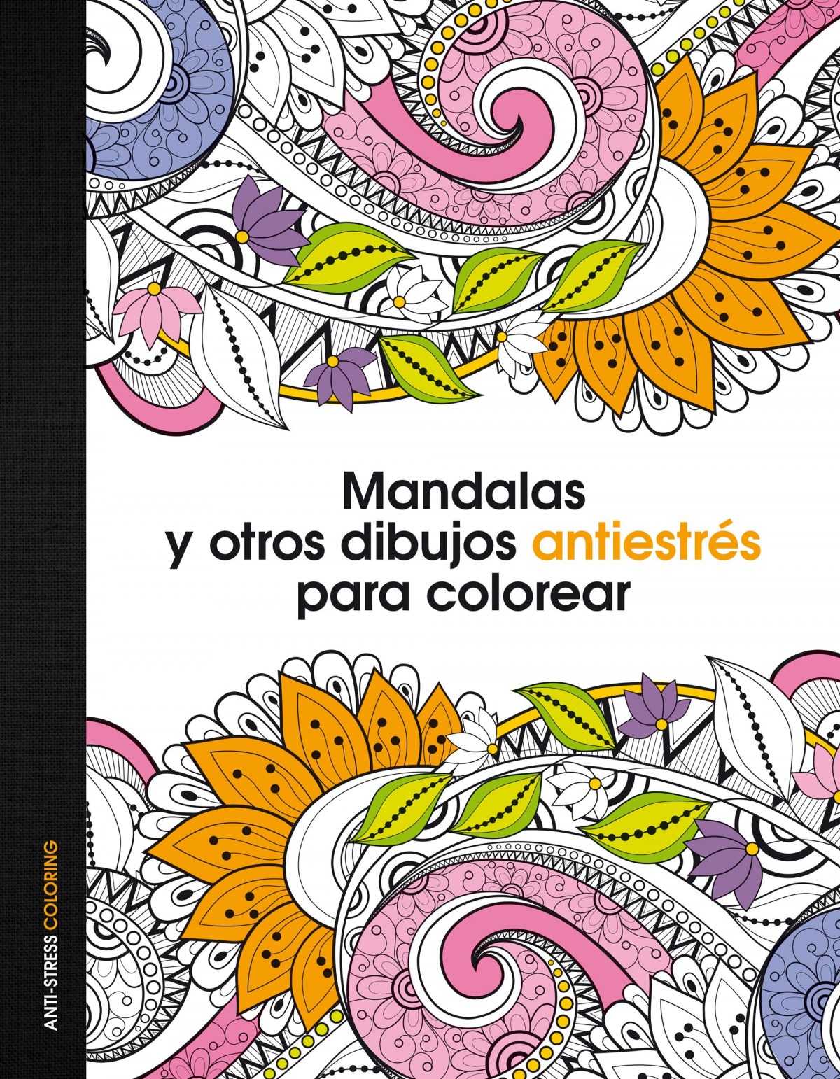Libro para Colorear Mandalas con 4 Rotuladores Neon Blister