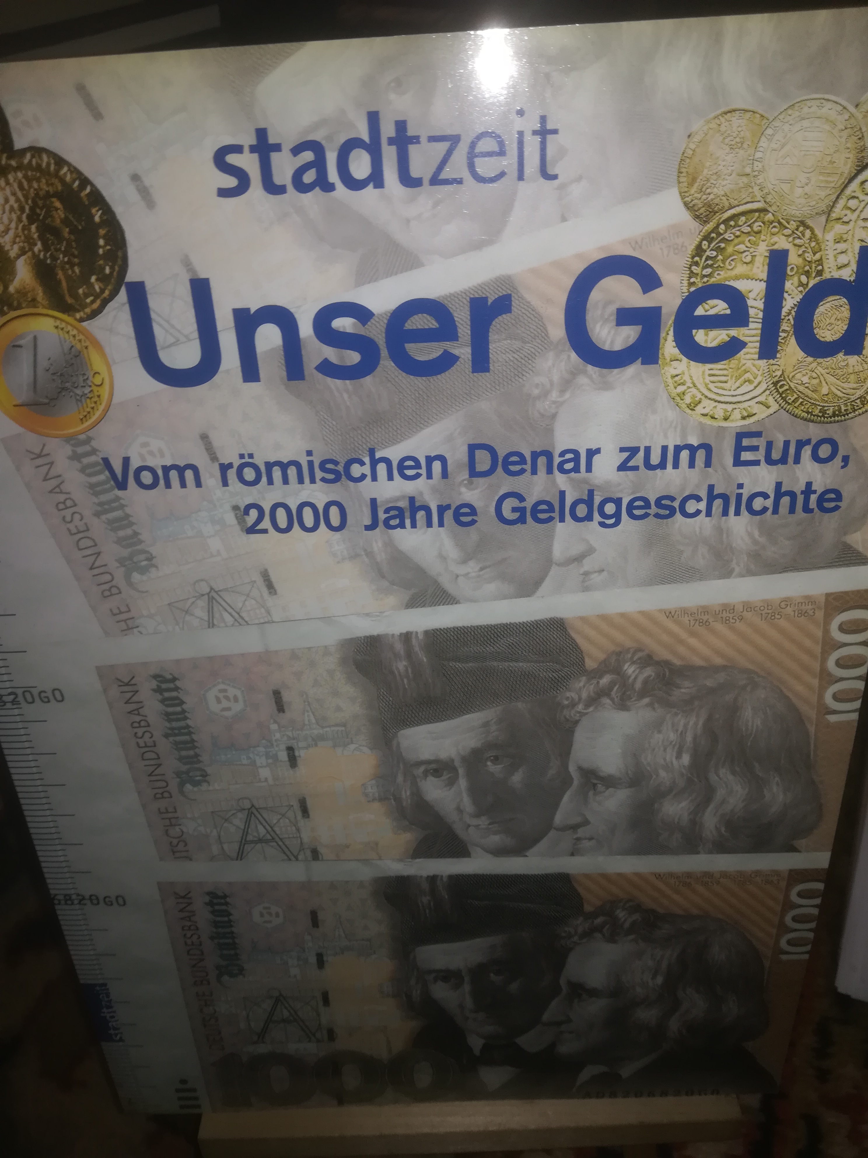 Stadtzeit 4, Unser Geld, Vom römischen Denar zum Euro, 2000 Jahre Geldgeschichte - Hanauer Anzeiger (HRSG)