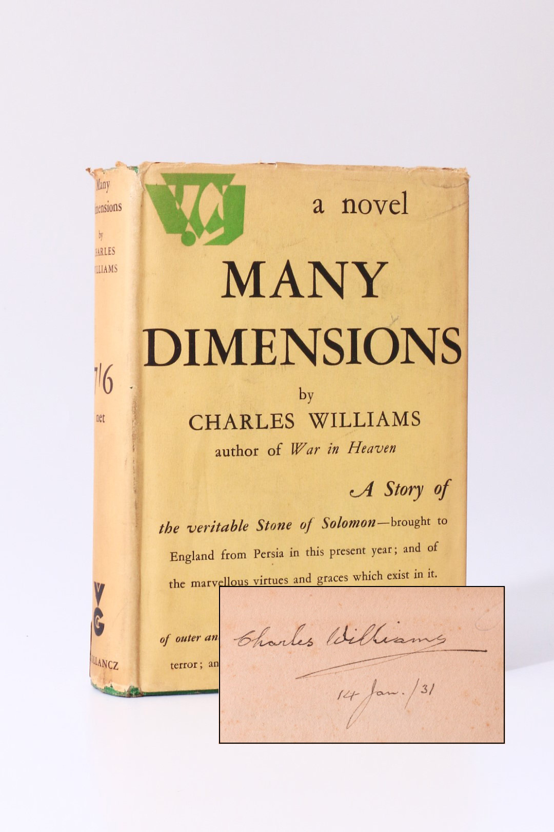 Many Dimensions by Charles Williams: Very Good Hardback (1931) 1st ...