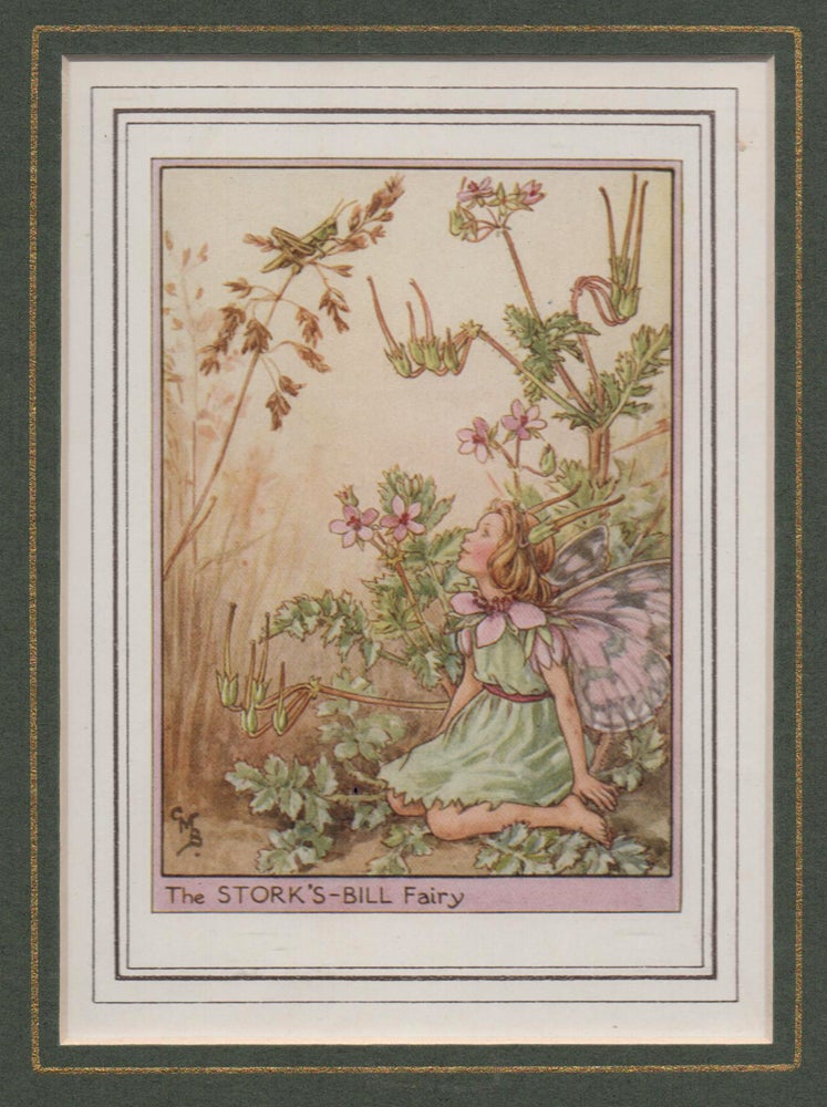 The Stork's-Bill Fairy [Flower Fairies mounted colour plate] BARKER, Cicely Mary (1895-1973) [ ] [Hardcover]