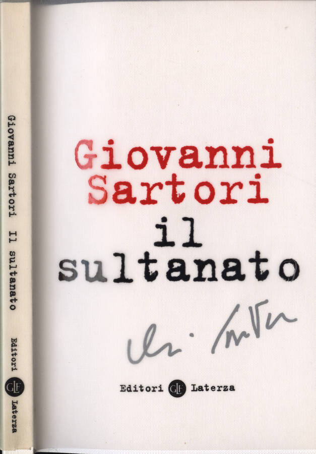 Il sultanato - Giovanni Sartori