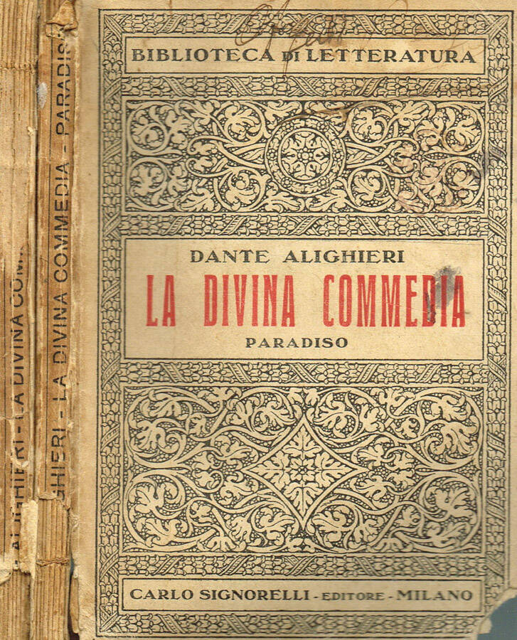 La Divina Commedia vol.II III Purgatorio. Paradiso - Dante Alighieri