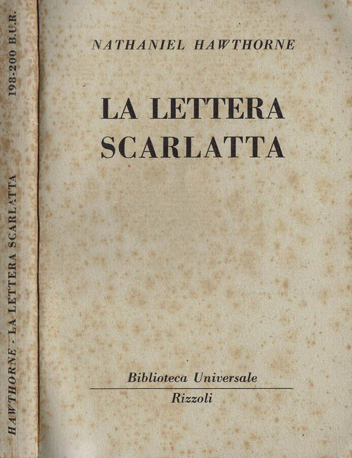 La lettera scarlatta - Nathaniel Hawthorne