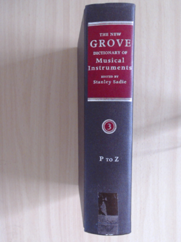 The New Grove Dictionary of Music and Musicians Sadie, Stanley: [Very Good] [Hardcover]
