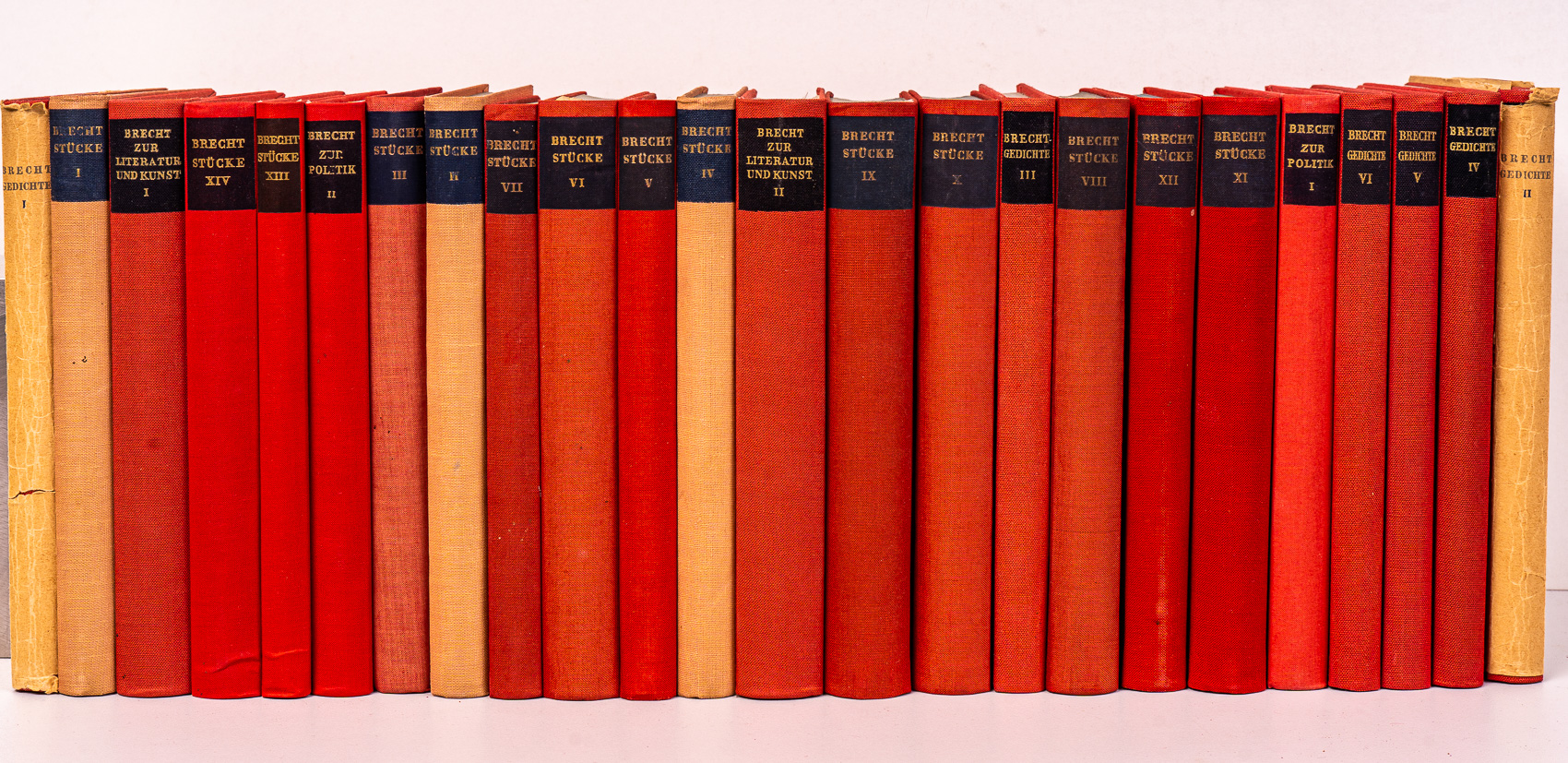 [Bertolt Brecht: Werke. - 24 Bände]. - von Brecht, Bertolt: (1966 ...