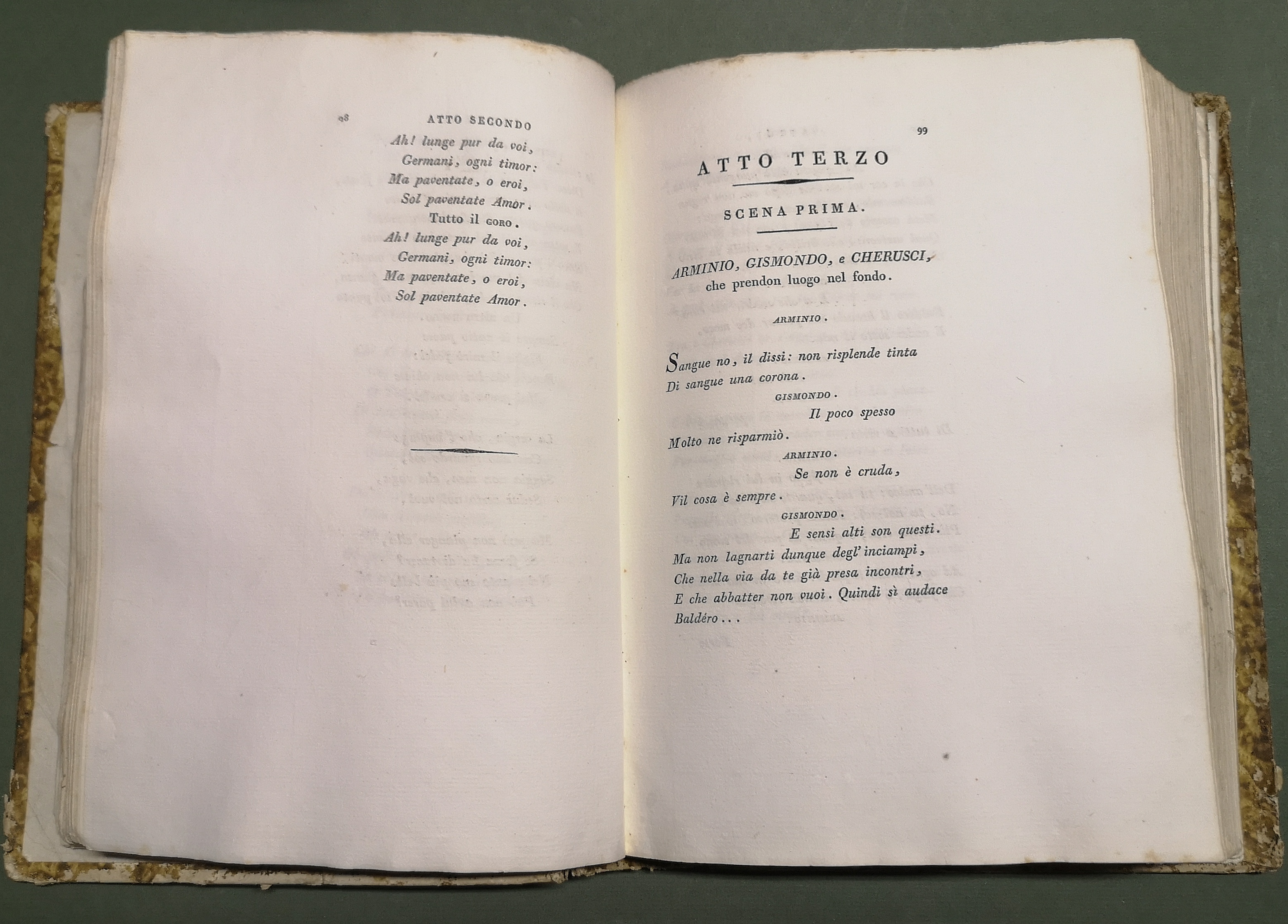 Arminio. Tragedia. - PINDEMONTE, Ippolito.